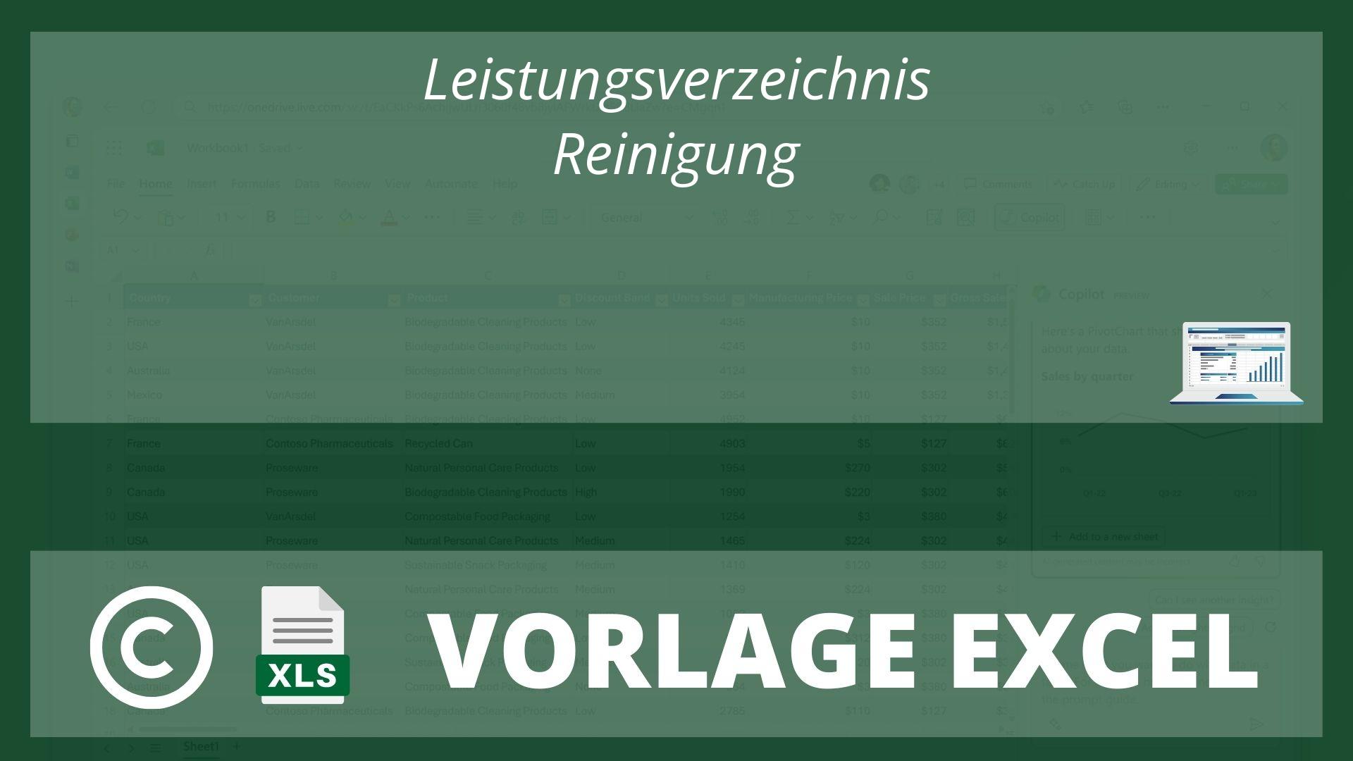 Leistungsverzeichnis Reinigung