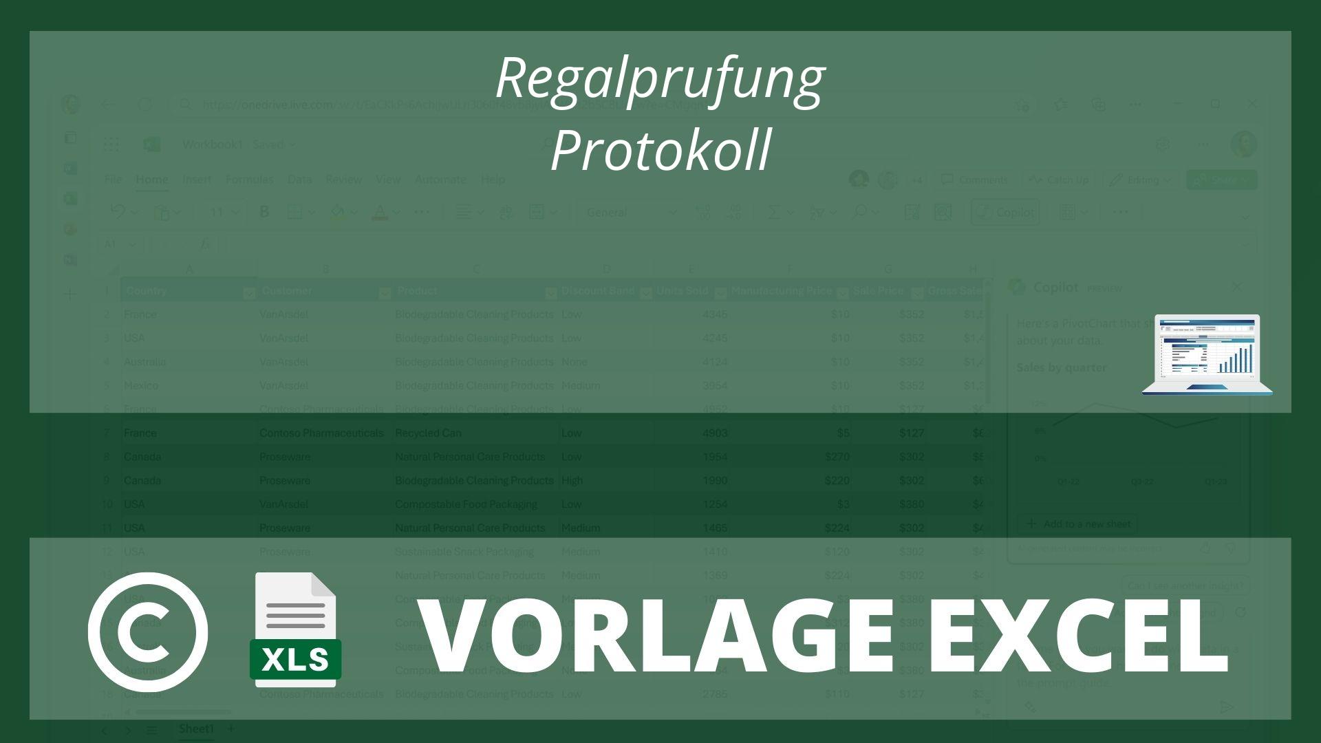 Regalprüfung Protokoll Excel