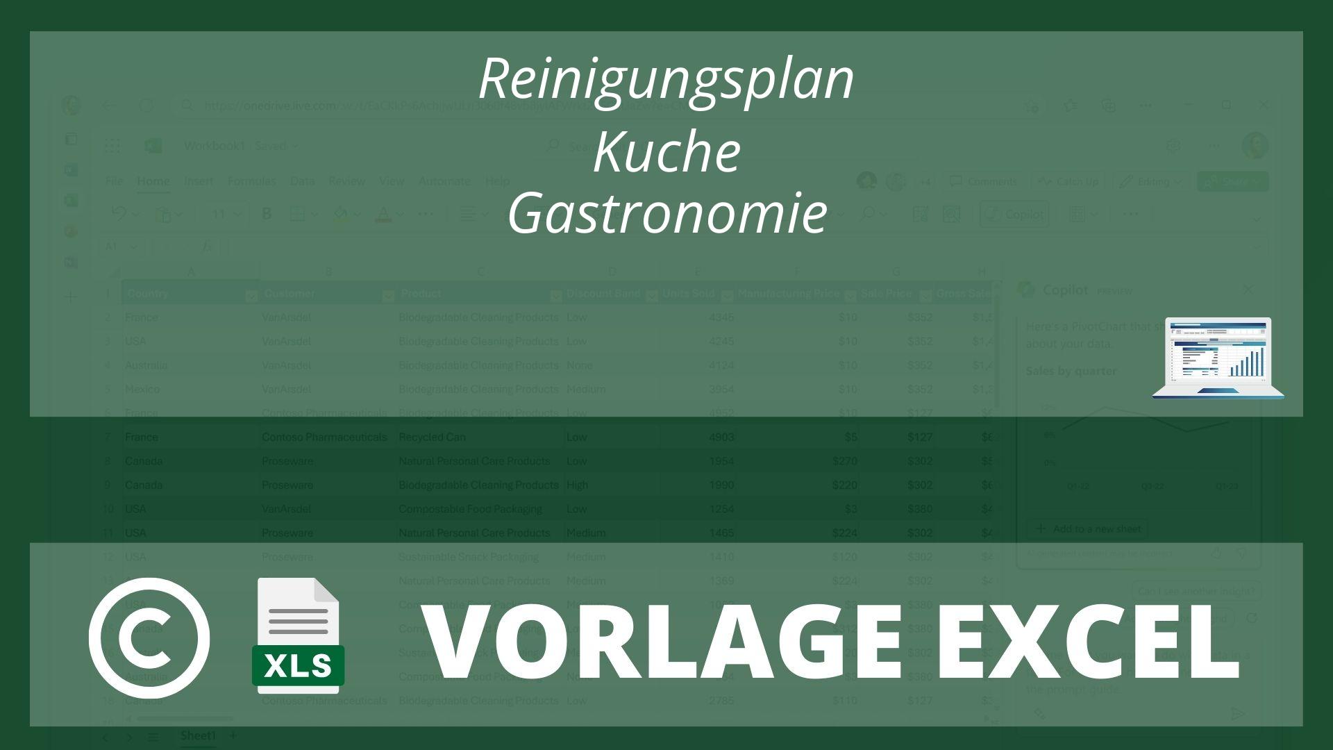 Reinigungsplan Küche Gastronomie