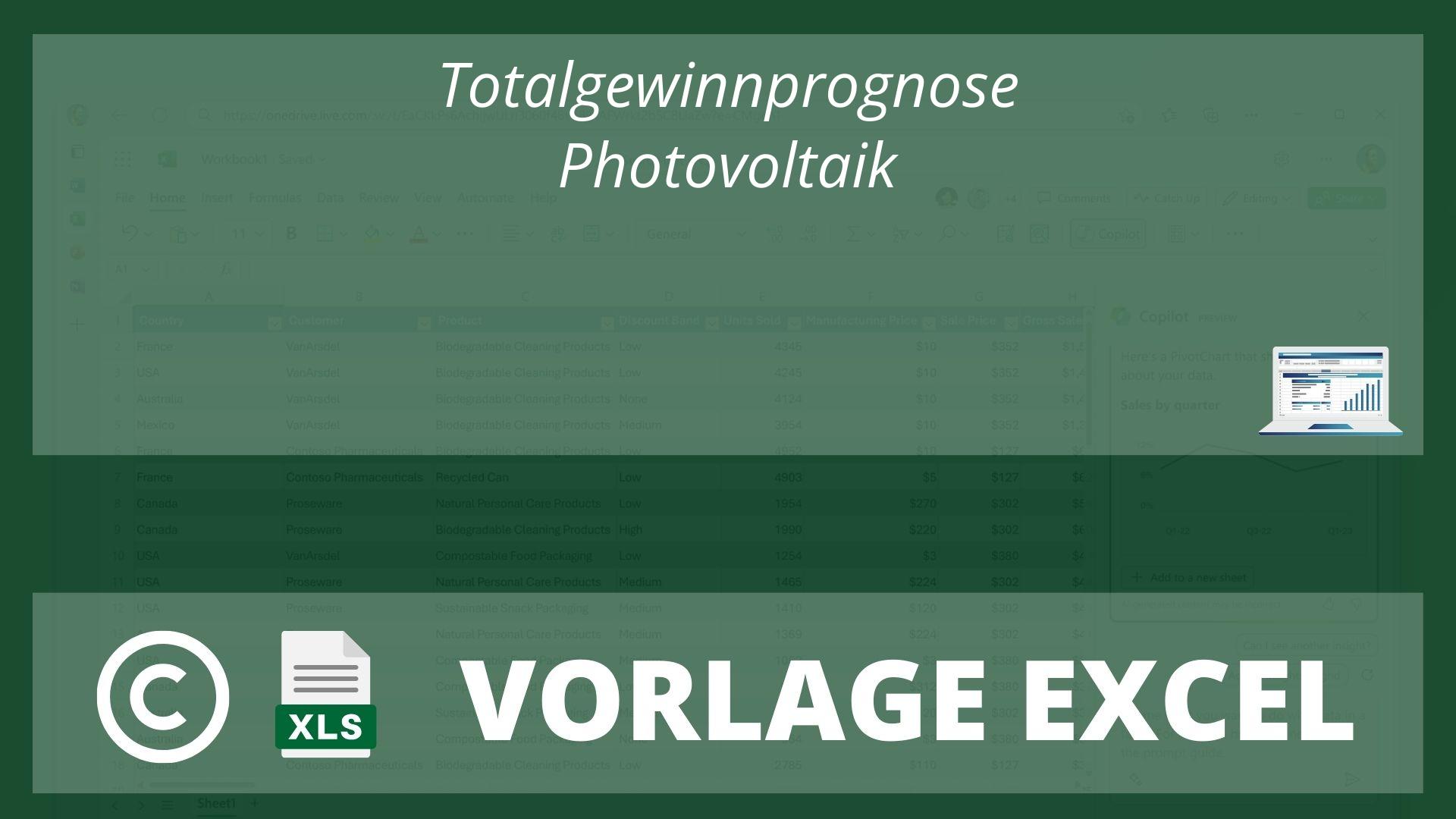 Totalgewinnprognose Photovoltaik